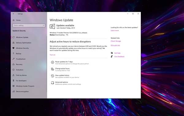 來(lái)了！微軟發(fā)布首個(gè) Windows 11 版本號(hào) 22000.51